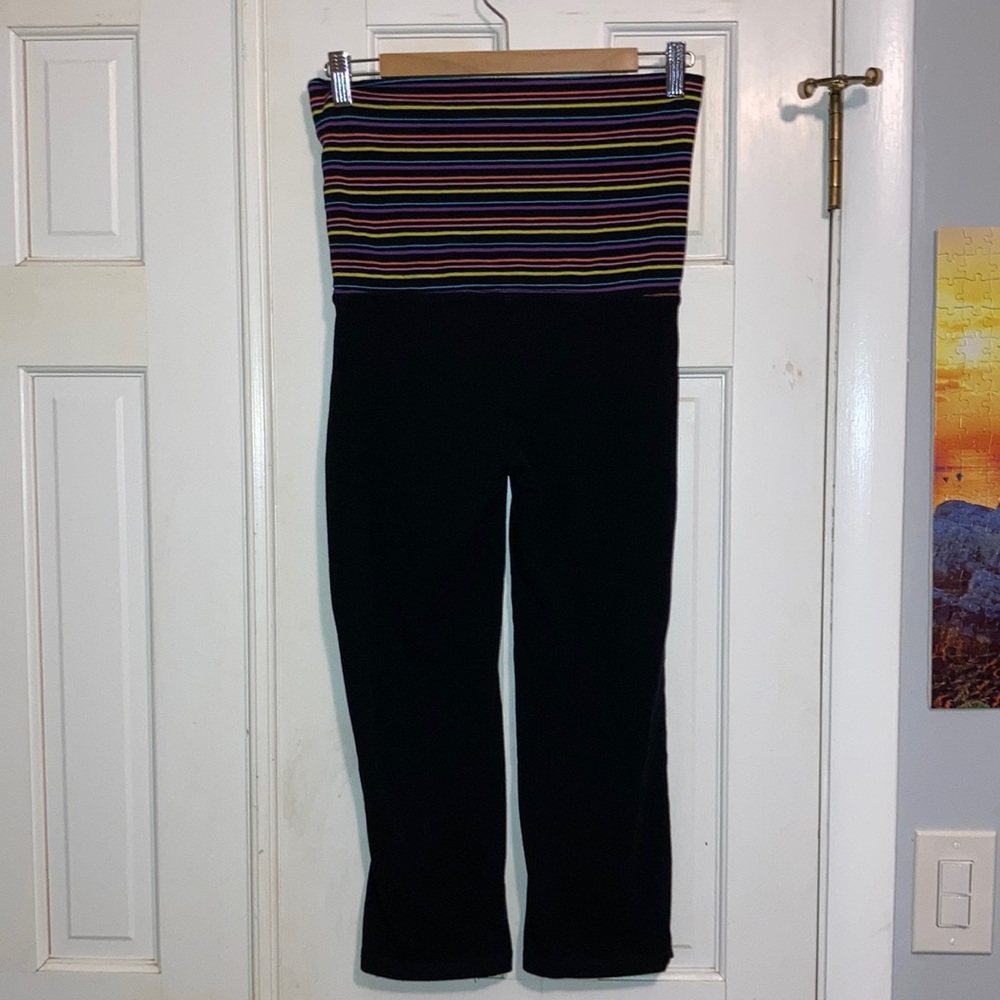 Mossimo supply co Multi Color Stripped yoga pants